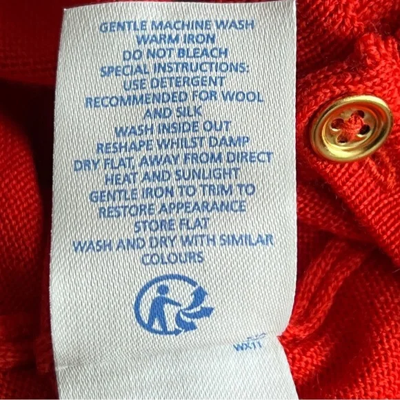 BODEN Red Noelle Knit Wool Long Sleeve Dress - Picture 10 of 11